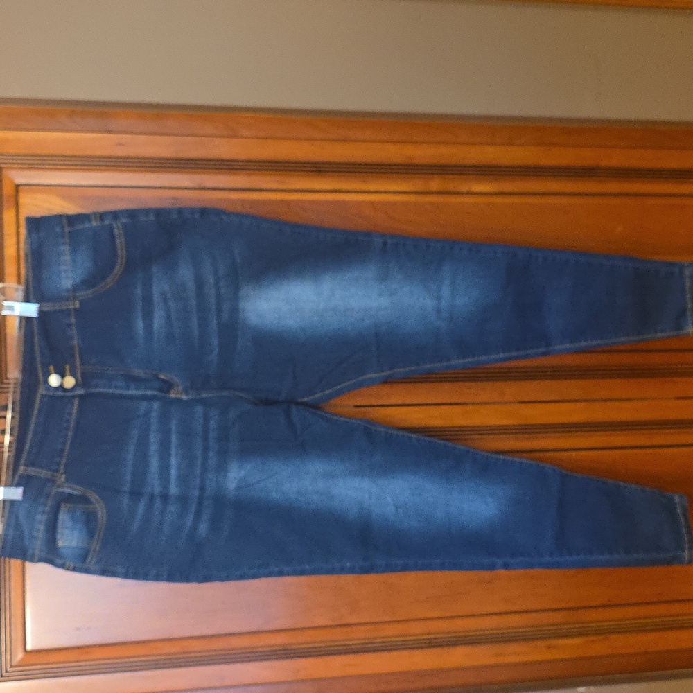 Allabreve Women’s Plus Size 3XL 20W Stretch Jeans High Rise Denim